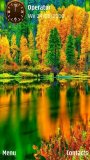 Colourful lake