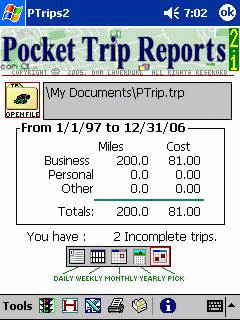 Pocket Trip Reports 2 v2.1 Pocket Trip Reports 2 v2.1