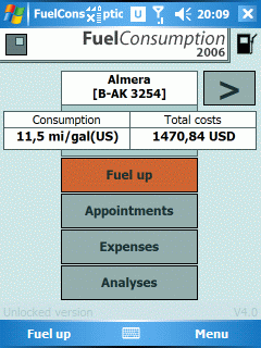 MASPware FuelConsumption v4.9 MASPware FuelConsumption v4.9