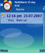 MultiAlarms General View