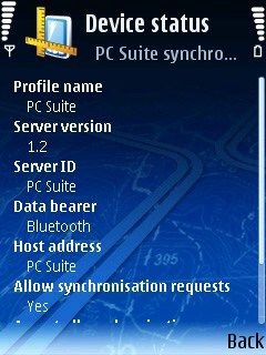 Nokia Device Status