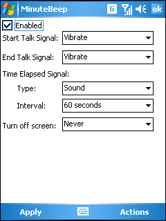MinuteBeep v1.1