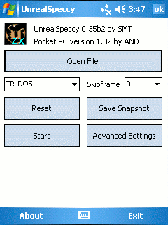 UnrealSpeccy v1.02
