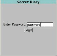 Скриншот: Secret Diary for Palm OS 5