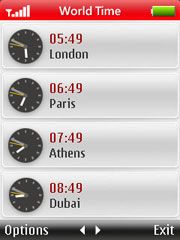 The World Time and Temperature