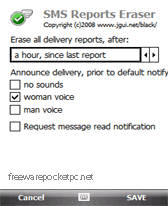 SMS Reports Eraser SMS Reports Eraser