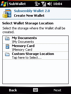 Subsembly Wallet Mobile Subsembly Wallet Mobile