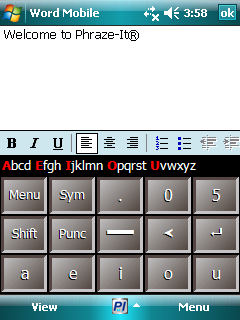 Phraze-It Keyboard