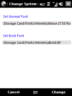ChangeFonts
