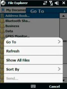 FingerMenu