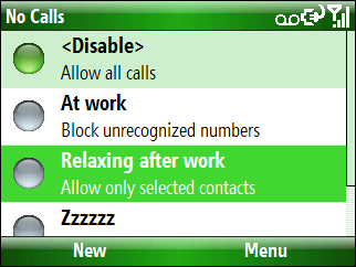 No Calls