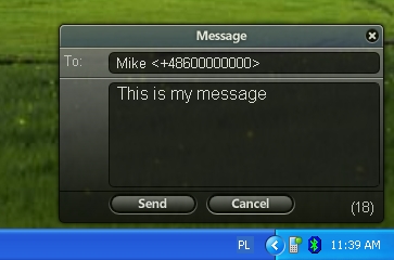 Blue Text