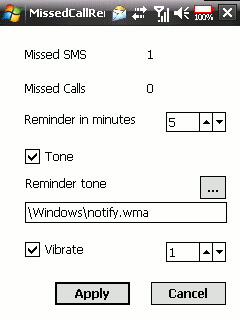 MissedCallReminder