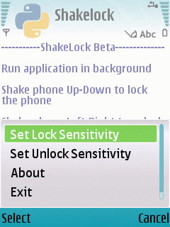 ShakeLock