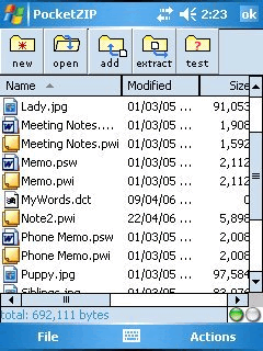 PocketZIP v3.1