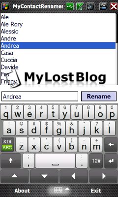 MyContactRenamer MyContactRenamer
