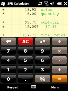 SFR Calculator