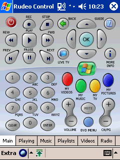 Rudeo MCE Control for XP Media Center v1.7.3